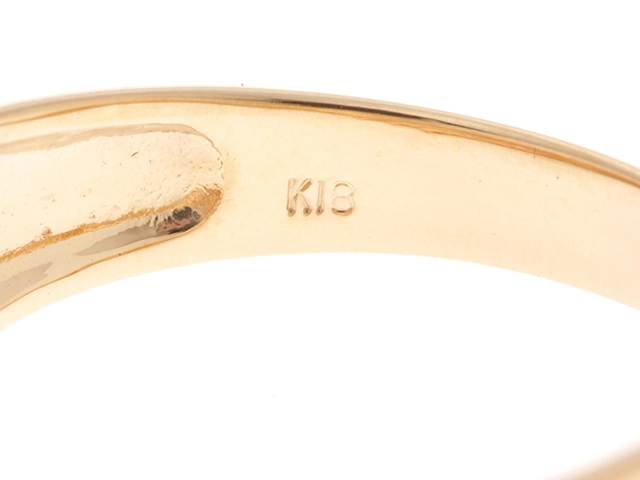 JEWELRY ノンブランドジュエリー 貴金属・宝石 リング K18イエローゴールド ルビー / ダイヤモンド 4.2g 11.5号 2120500195667 【205】