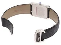 Cartier　カルティエ　タンク・ソロLM　WSTA0028　SS/革（カーフ）　クォーツ　レディース　腕時計（2120500197937）【200】C