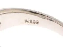 JEWELRY　ジュエリー　 　リング　PT900プラチナ　　サファイヤ0.69　/ダイヤモンド0.27 　8.3g　#10.5　【472】HSA