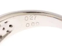 JEWELRY　ジュエリー　 　リング　PT900プラチナ　　サファイヤ0.69　/ダイヤモンド0.27 　8.3g　#10.5　【472】HSA