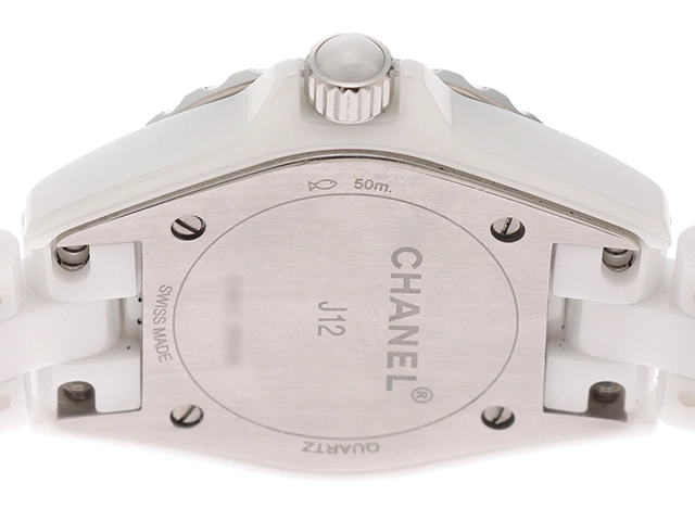 CHANEL シャネル J12 11PD H2570 ダイヤインデックス セラミック SS クォーツ 女性 2120500200651【432】