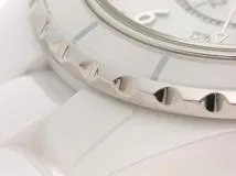 CHANEL　シャネル　J12 11PD　H2570　ダイヤインデックス　セラミック　SS　クォーツ　女性　2120500200651【432】