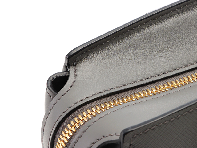 PRADA プラダ 2wayバッグ 1BA164 サフィアーノ/レザー グレー/GP