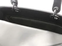 DIOR　ディオール　3Dフラワー　レディディオール　ミディアム　ハンドバッグ ブラック レザー　433