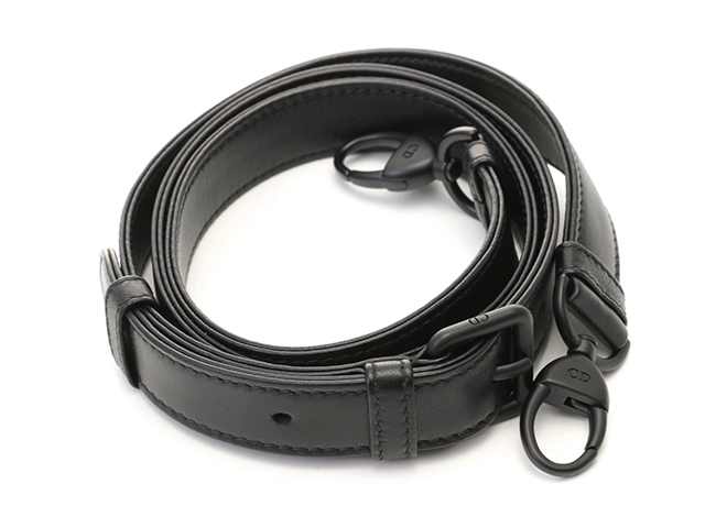 DIOR　ディオール　3Dフラワー　レディディオール　ミディアム　ハンドバッグ ブラック レザー　433