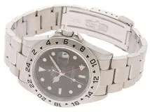 V番　ROLEX　ロレックス　エクスプローラーⅡ　16570　自動巻き　ステンレス　メンズ　ブラック【430】2120500205199