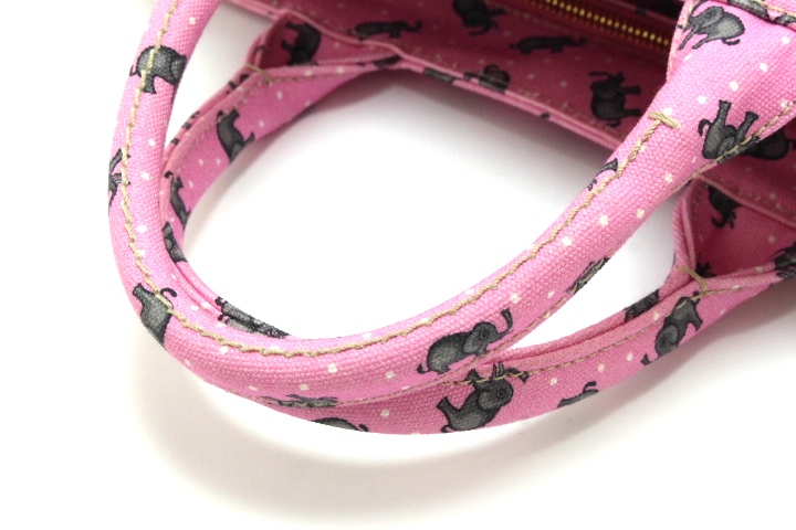 PRADA プラダ エレファント ミニカナパ 2way 1BG439 ピンク