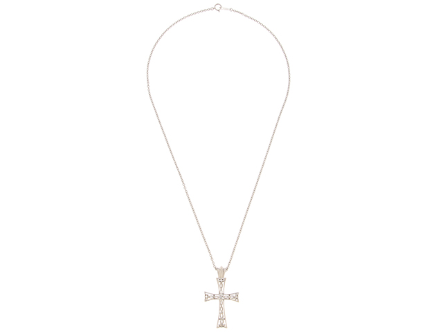 週末価格❣【ノンブランドジュエリー】クロスネックレス Pｔ850 JEWELRY ノンブランドジュエリー クロスモチーフ ネックレス PT850