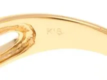 JEWELRY　ノンブランド　リング　K18　キュービックジルコニア　3.1g　#11.5【431】2120500208794