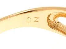 JEWELRY　ノンブランド　リング　K18　キュービックジルコニア　3.1g　#11.5【431】2120500208794
