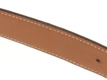 Hermès　エルメス　マルトレ Hベルトリバーシブル ３２㎜ ブルージーン/キャメル／SV　【472】HSA