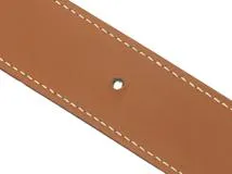 Hermès　エルメス　マルトレ Hベルトリバーシブル ３２㎜ ブルージーン/キャメル／SV　【472】HSA