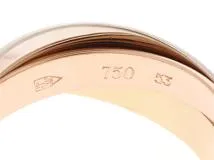 Cartier　カルティエ　トリニティ 　リング　K18YG/WG/PG ゴールド　8.0ｇ　＃53　2120500213859　【471】L