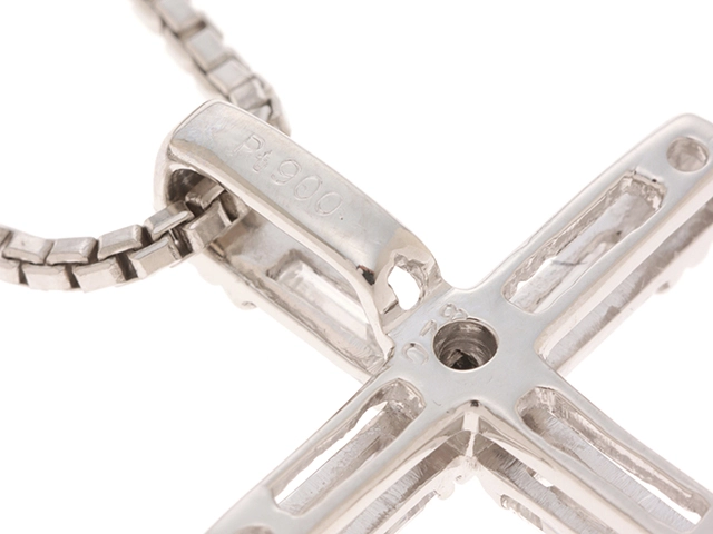 JEWELRY　ジュエリー　ネックレス　PT850/PT900　ダイヤモンド0.78ct　約12.7g　2120500213934【207】