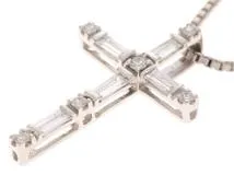 JEWELRY　ジュエリー　ネックレス　PT850/PT900　ダイヤモンド0.78ct　約12.7g　2120500213934【207】