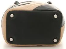 CHANEL　シャネル　カンボンライン　スモールトート　ライトベージュ　ブラック　A25166【472】YI