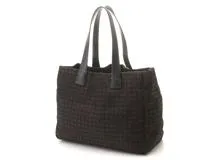CHANEL　シャネル　ニュートラベルライン２ｗａｙバッグ　ダークブラウン／ＳＶ金具　ナイロン　A26156　【472】KS