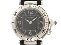 Cartier カルティエ パシャ シータイマー 32mm SS／ラバー ブラック【471】IK の購入なら「質」の大黒屋（公式）