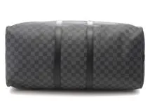 LOUIS VUITTON　ルイ・ヴィトン　キーポル・バンドリエール55　ダミエ・グラフィット　N41413【434】2120500217406