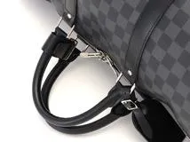 LOUIS VUITTON　ルイ・ヴィトン　キーポル・バンドリエール55　ダミエ・グラフィット　N41413【434】2120500217406