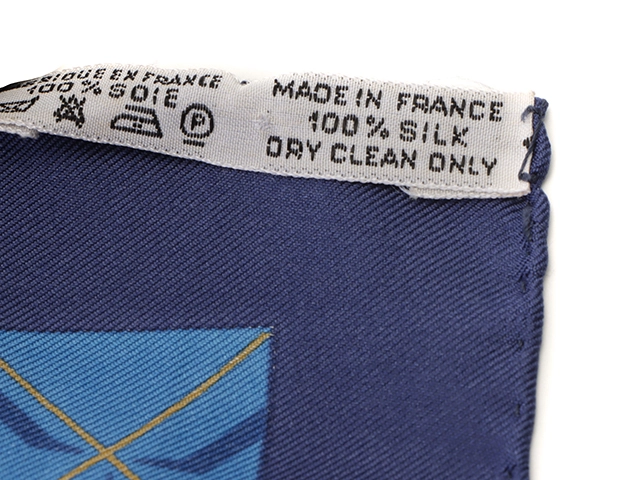 Hermès　エルメス　スカーフ　カレ90　Wolfgang Amadeus Mozart　ブルー／マルチカラー　【471】L