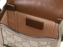 GUCCI グッチ　ホースビット１９５５　ＧＧスプリーム　ミニバッグ　ベージュ／ブラウ　625615　2120500221380　【437】
