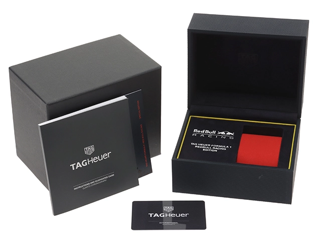 TAGHEUER　タグ・ホイヤー　2022年ギャランティー　フォーミュラ1　クロノグラフ　200m防水　タキメーターベゼル　ステンレス　クォーツ　レッドブルレーシングスペシャル 　CAZ101AL.BA0842　【432】　2120500221441