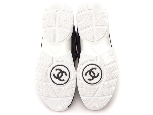 CHANEL シャネル ココマークスニーカー レディース38ハーフ