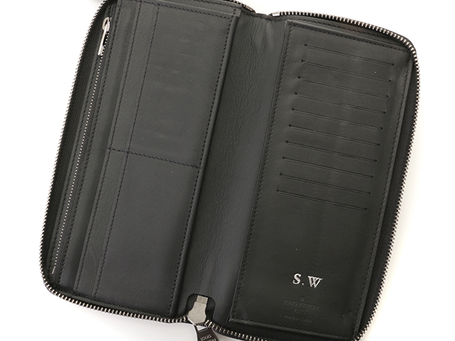 ルイヴィトン ダミエ アンフィニ ヴェルティカル ジッピーウォレット ブラック黒 LOUIS VUITTON ルイ・ヴィトン ジッピーウォレット・ヴェル
