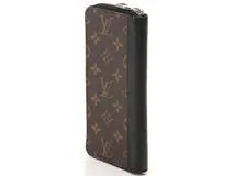 LOUIS VUITTON ルイ・ヴィトン ジッピー・ウォレット・ヴェルティカル モノグラム・マカサー M60109【434】  の購入なら「質」の大黒屋（公式）