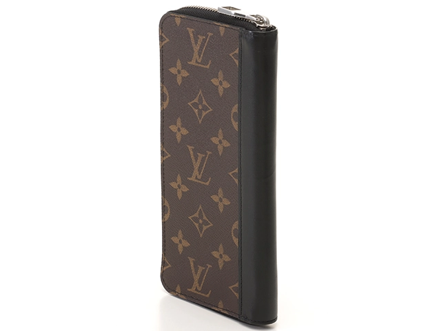 LOUIS VUITTON ルイ・ヴィトン ジッピー・ウォレット・ヴェルティカル モノグラム・マカサー M60109【434】