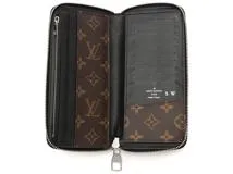 LOUIS VUITTON ルイ・ヴィトン ジッピー・ウォレット・ヴェルティカル モノグラム・マカサー M60109【434】