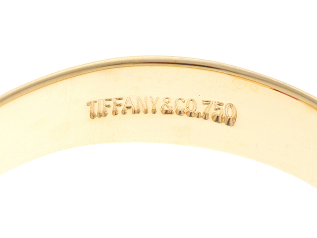TIFFANY＆CO ティファニー リング 指輪 K18 ゴールド ルビー 8.5