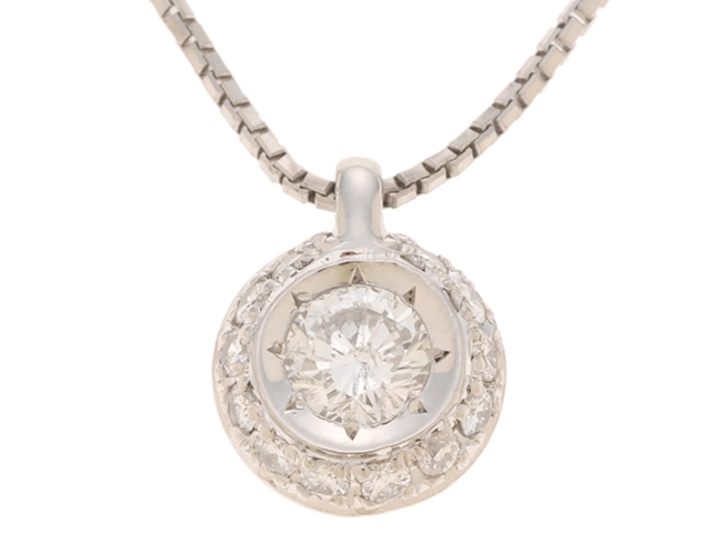 JEWELRY ジュエリー ネックレス PT850/PT900 ダイヤモンド0.34ct/0.18ct 約5.7g【207】2120500226255  の購入なら「質」の大黒屋（公式）