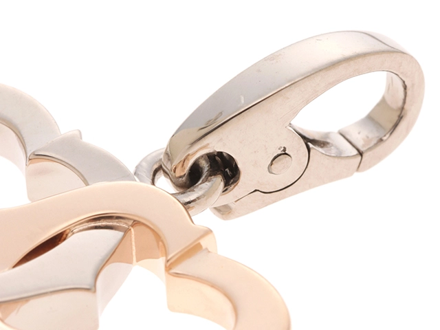 Cartier　カルティエ　ダブルハート　トップ　ホワイトゴールド　 ピンクゴールド　5.2g　【432】2120500226835