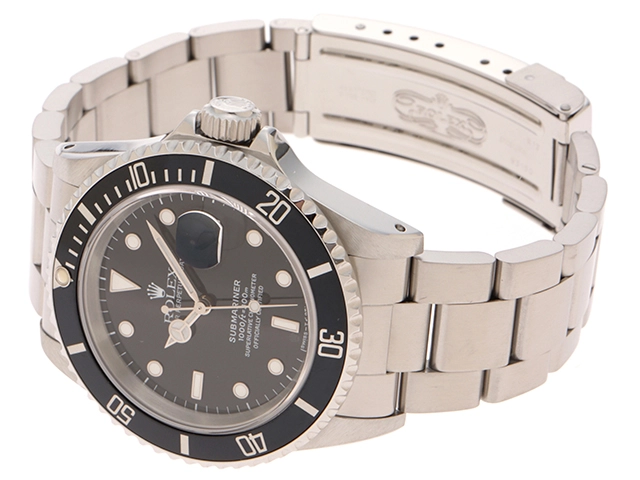 X番1993年並行品 ROLEX ロレックス 腕時計 サブマリーナ デイト 16610 ステンレス トリチウム ブラック文字盤 自動巻き【472】SJ