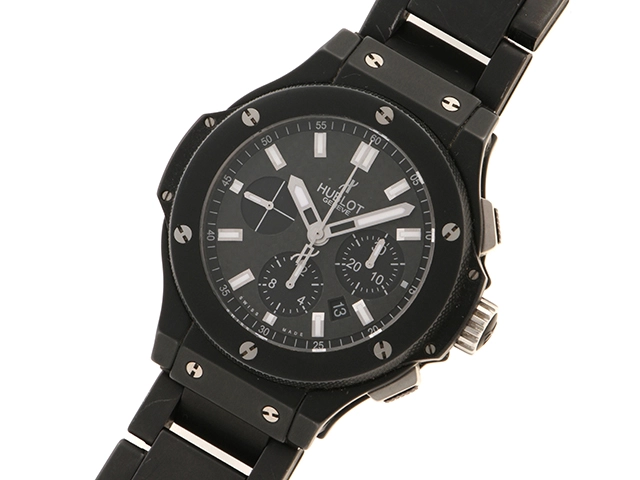 HUBLOT　ウブロ　2012並行　301.C1.1770.C1　エボリューション　セラミック　ブラック　チタン　全体ブラック　自動巻き　メンズ　腕時計（2120500229218）【200】C