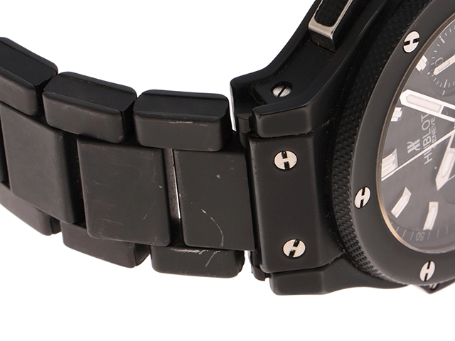 HUBLOT　ウブロ　2012並行　301.C1.1770.C1　エボリューション　セラミック　ブラック　チタン　全体ブラック　自動巻き　メンズ　腕時計（2120500229218）【200】C