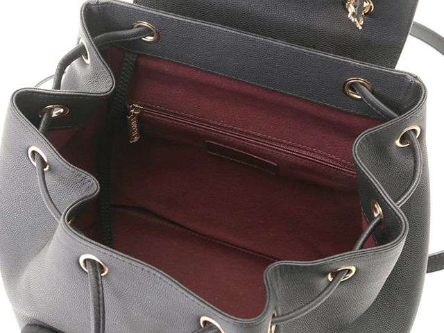Chanel　シャネル　バッグ　ビジネスアフィニティ　リュックサック　ブラック／ＳＶ　キャビア　A93748　2120500234960【208】