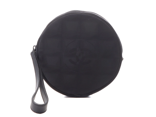CHANEL シャネル ニュートラベルライン ポーチ ブラック CCロゴ