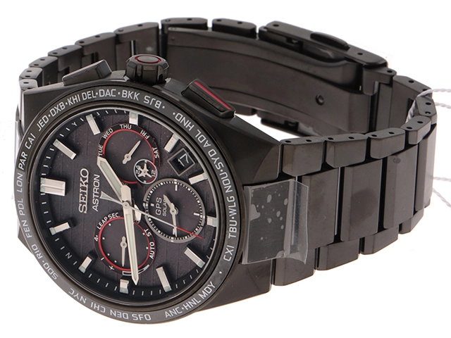 SEIKO　セイコー　時計　アストロン ネクスター・JAL70周年コラボ　SBXC149　国内限定500本　ブラック文字盤　TI/CE　電波ソーラー　メンズ　M