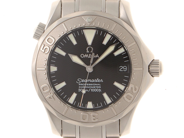 OMEGA　オメガ　シーマスター プロフェッショナル　2236.50.00　SS　黒　メンズ　自動巻き2120500246710【432】