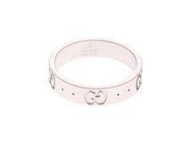 GUCCI　グッチ　アイコンＲ　リング　ＷＧ　3.5g　＃8　【432】　2120500246819