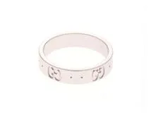 GUCCI　グッチ　アイコンＲ　リング　ＷＧ　3.5g　＃8　【432】　2120500246819