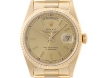 L番 ROLEX ロレックス 腕時計 デイデイト 18238 シャンパン文字盤 K18 2120500250236【430】