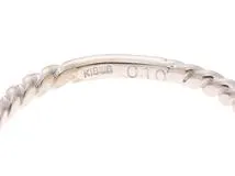 JEWELRY　ジュエリー　リング　指輪　K18ホワイトゴールド　ダイヤモンド0.10ct　約1.7g　10号　2120500250397【207】