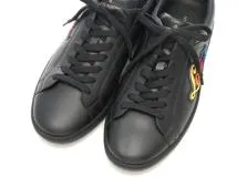 LOUIS VUITTON　ルイヴィトン　ルクセンブルグライン　スニーカー　メンズ7　ブラック　レザー　2120500251332　【200】