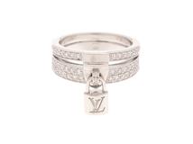 LOUIS VUITTON　ルイヴィトン　バーグロックイット 　リング　K18ホワイトゴールド　#57号　ダイヤモンド 　13.5g　【432】　2120500251929