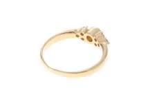 JEWELRY　ジュエリー　 　リング　K18 ゴールド　#8  　ダイヤモンド0.18   　約2.3g  　2120500252209【208】