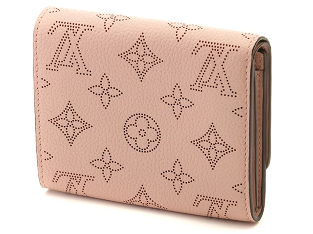 LOUIS VUITTON　ルイヴィトン マヒナ  M62541　ポルトフォイユ・イリスコンパクト  マグノリア　二つ折り財布　433